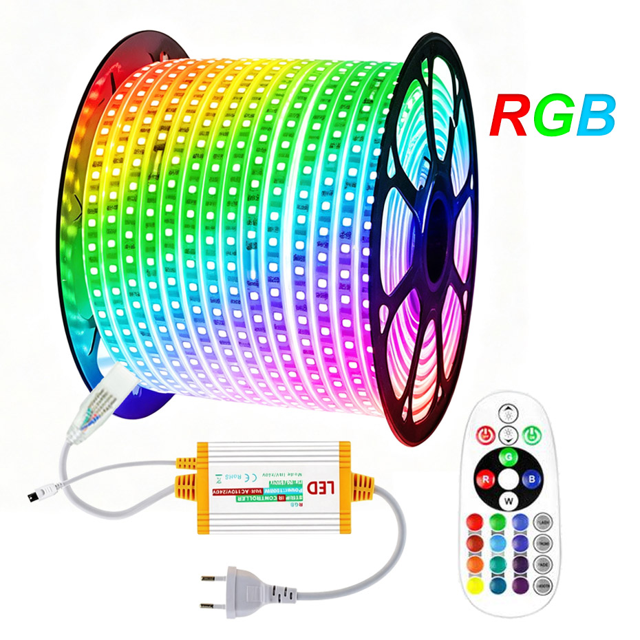 Outdoor Power Strip Weatherproof - شريط إضاءة LED RGB بطول 1-50