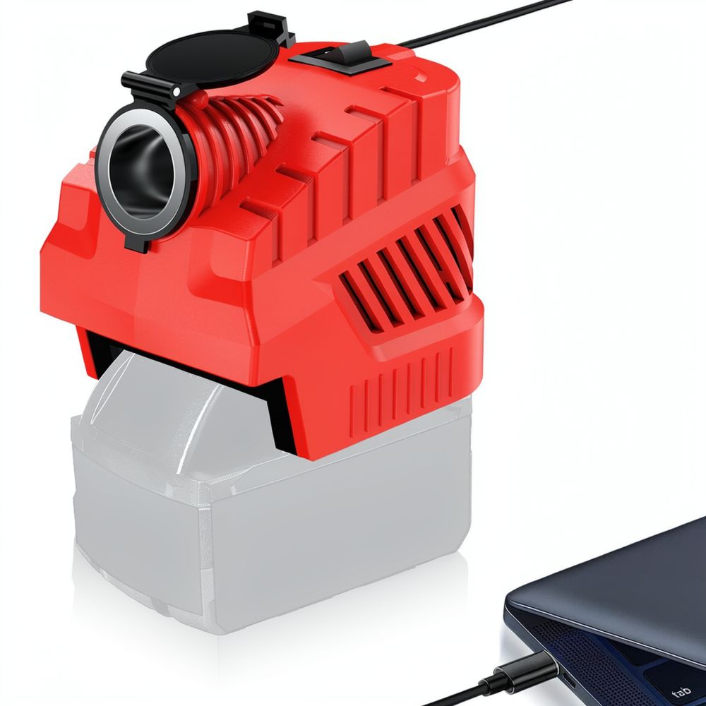 محول طاقة خارجي لبطاريات ماكيت - مراجعة Outdoor Power Adapter Usb C وسعره